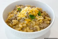 Homemade Cheeseburger Mac Skillet