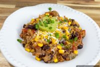 Hearty Slow Cooker Enchilada Quinoa