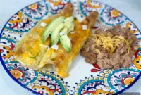 Golden Honey-Lime Chicken Enchiladas
