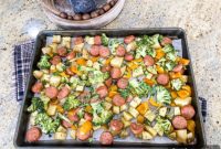 One-Pan Chicken Sausage and Roasted Vegetables