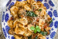Easy One-Pot Sausage Tortellini