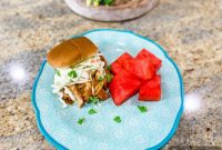 Melt-in-Your-Mouth Slow Cooker BBQ Chicken Sandwiches