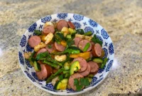 One-Pan Cajun Shrimp, Sausage and Vegetables