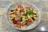 One Pot Chicken and Zucchini Pasta