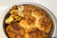 Golden Bacon Egg and Cheese Morning Puffs