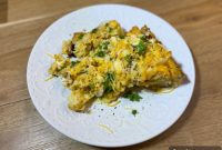 Crockpot Tater Tot Sausage and Egg Casserole