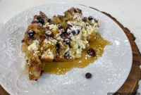 Slow Cooker Blueberry Cream Cheese French Toast Bake