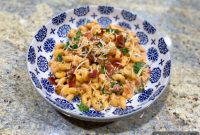 Speedy Creamy Chicken Bacon Tomato Pasta