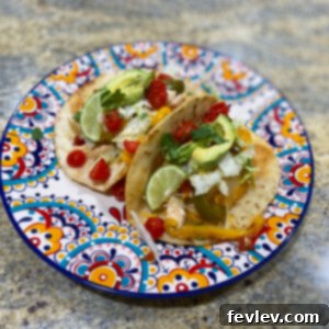 Delicious Slow Cooker Chicken Fajitas ready to be served