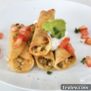 cheesy chicken taquitos recipe image