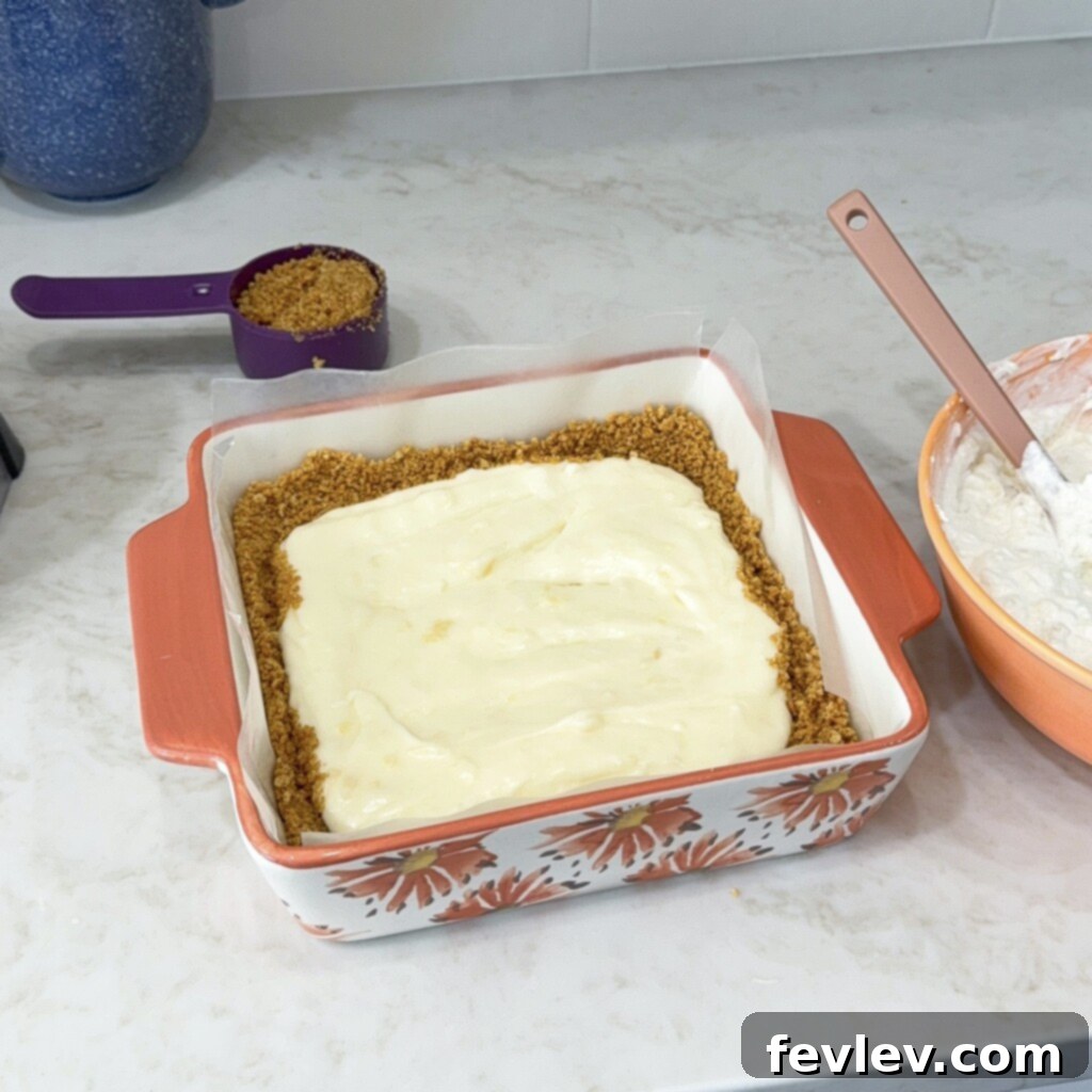 No-Bake Pineapple Parfait 10 make cream cheese layer