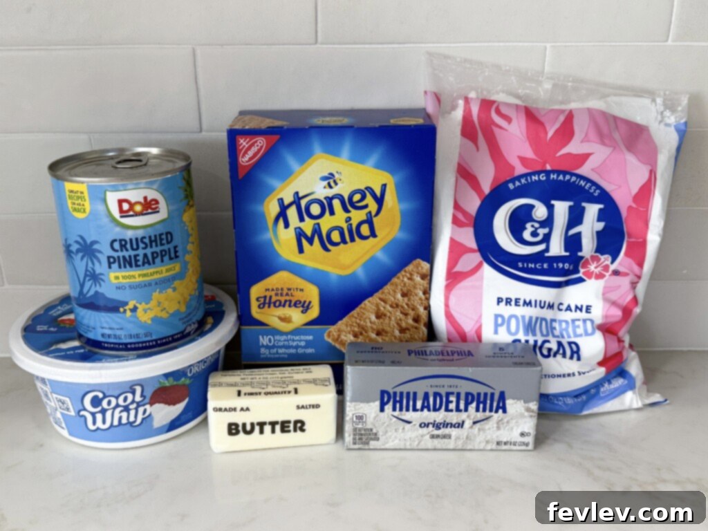 No-Bake Pineapple Parfait 3 no baked pineapple layered dessert ingredients