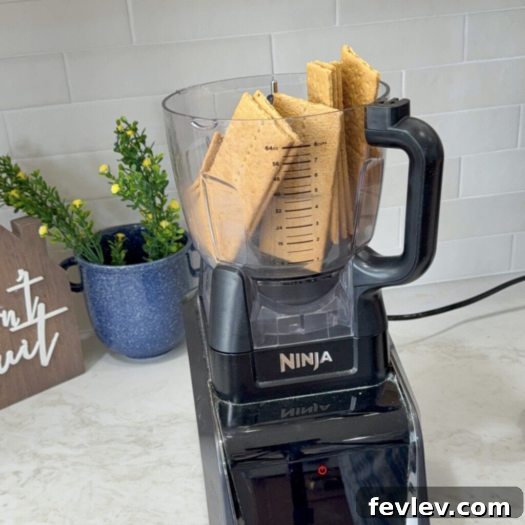 No-Bake Pineapple Parfait 4 add crackers to processor