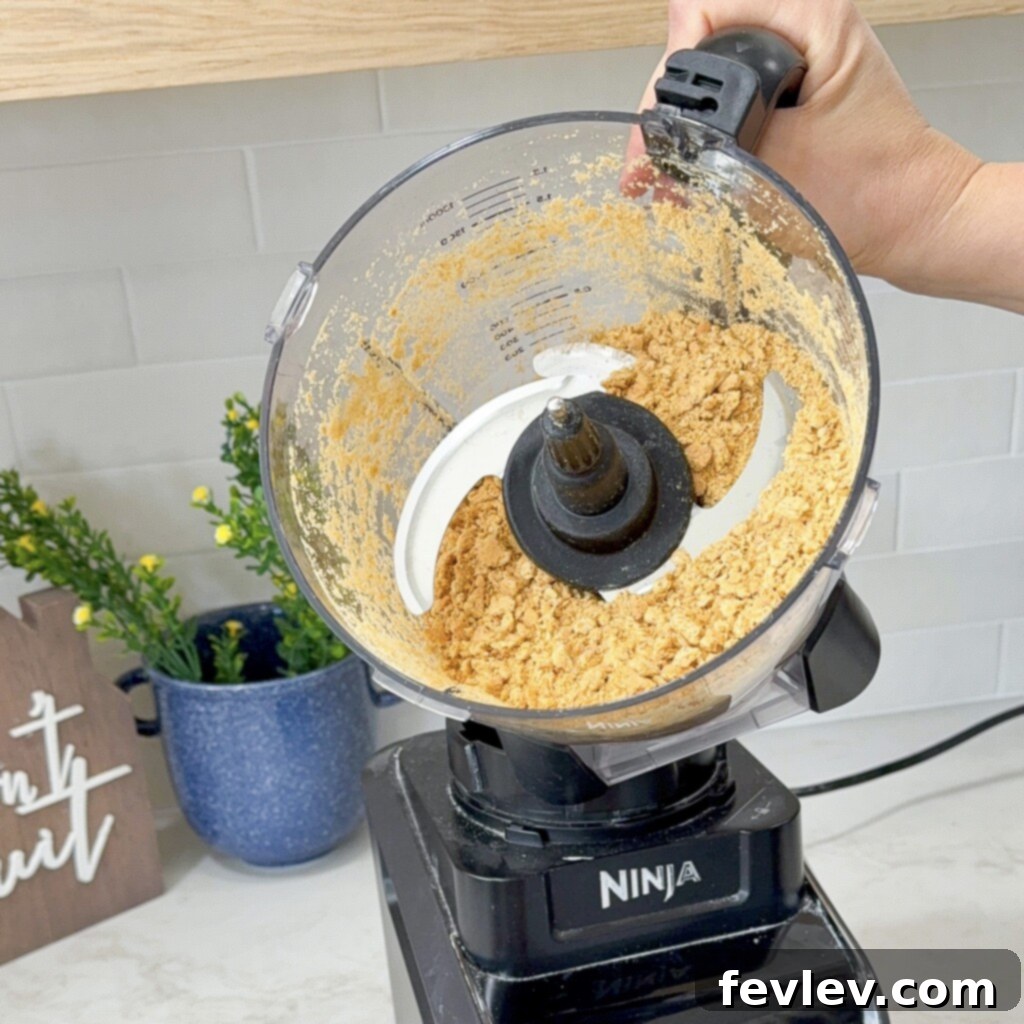 No-Bake Pineapple Parfait 5 create graham cracker crumbs