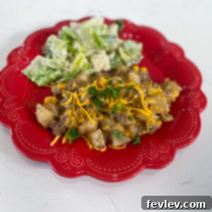Hearty Slow Cooker Hamburger Potato Casserole