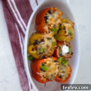 Delicious Taco Stuffed Peppers, a hearty and colorful meal