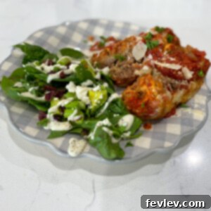 Delicious Italian Style Meatloaf with marinara and melted mozzarella