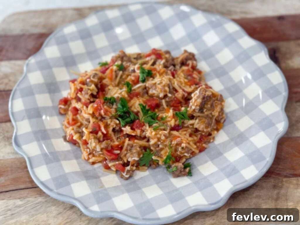 Hearty Italian Sausage and Rice 2 Simple Italian Sausage and Rice dinner, a quick one-pot meal idea for weeknights