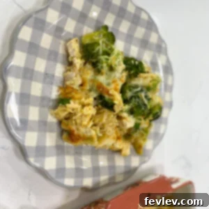 Creamy Chicken Broccoli and Rice Casserole, a delightful family dinner