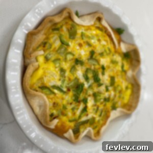 Delicious and colorful Vegetable Quiche, perfect for brunch