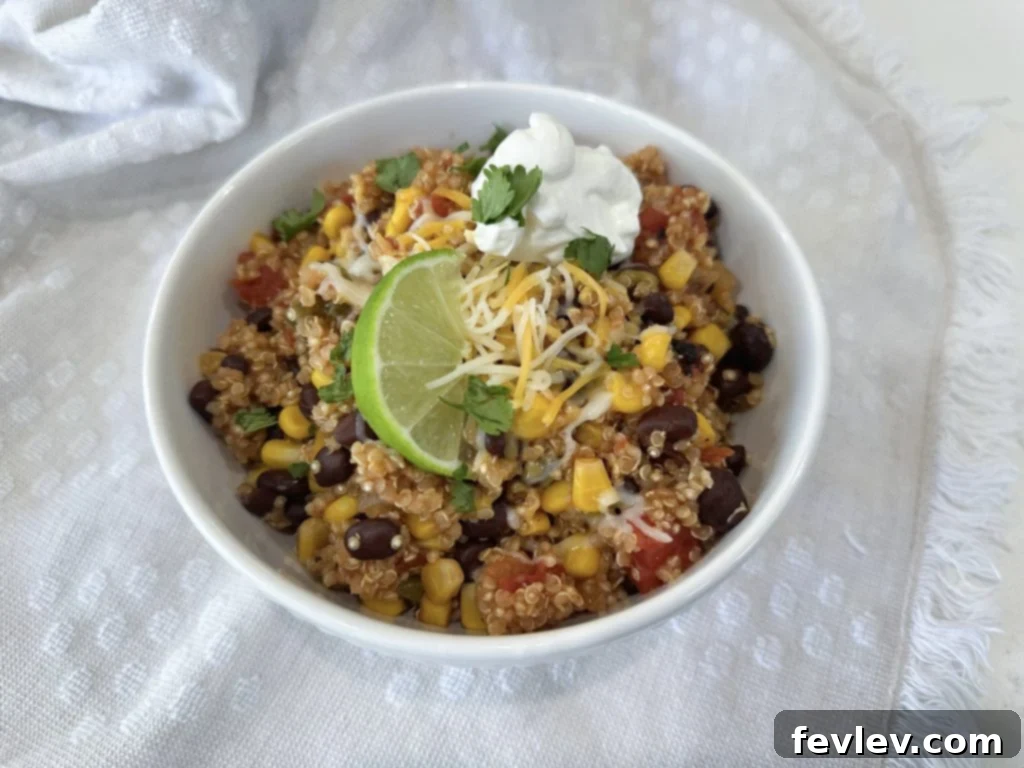 Easy Mexican Quinoa 2 one-pot mexican quinoa