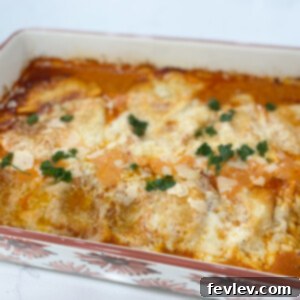 Cheesy Pierogi Casserole baked to perfection.