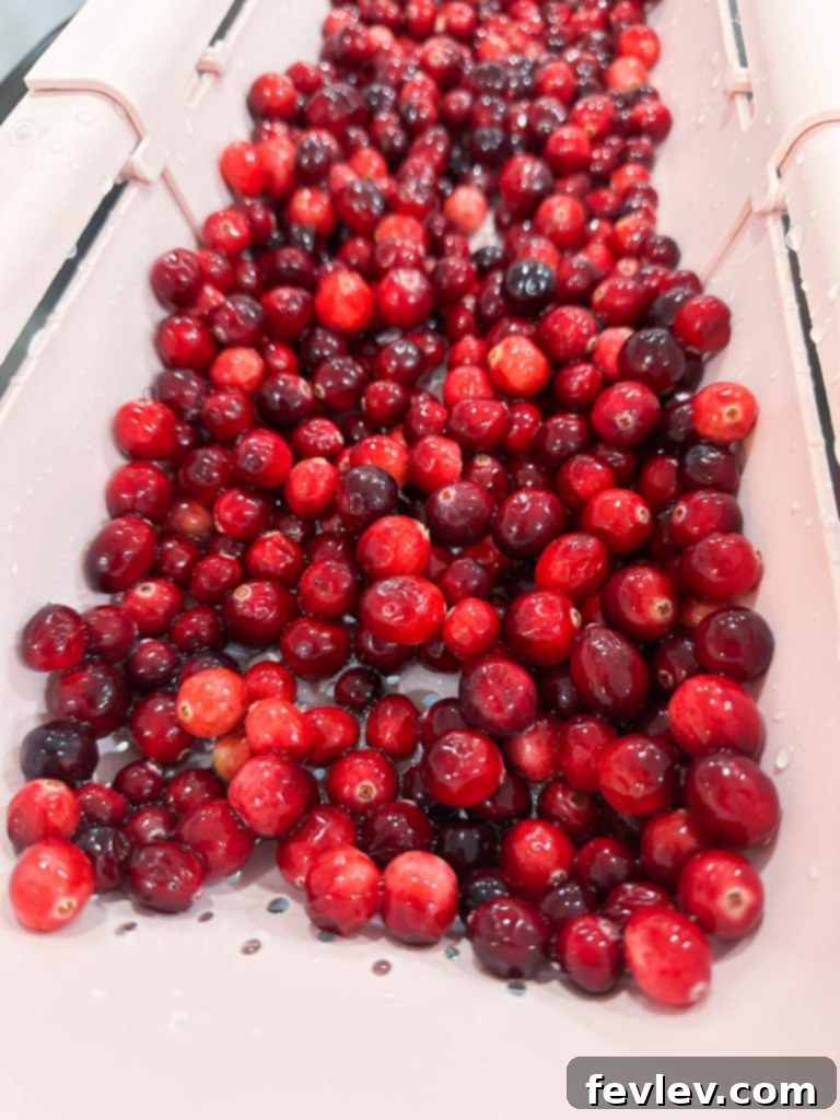 Simple Homemade Cranberry Sauce with three ingredients