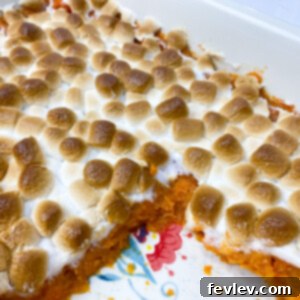 sweet potato casserole with marshmallows