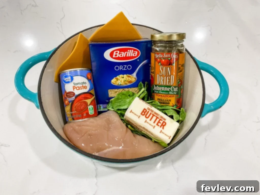cajun chicken orzo, a vibrant and creamy pasta dish with chicken