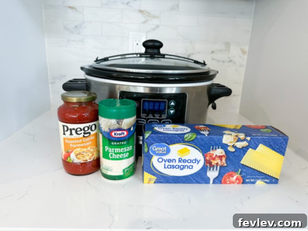 No-Fuss Slow Cooker Vegetarian Lasagna 2 slow cooker vegetarian lasagna, golden brown and bubbly