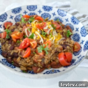 No-Fuss Red Beans and Rice 4 Finished Easy Red Beans and Rice