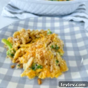 The star of the show: a delectable Chicken and Broccoli Macaroni Cheesy Casserole.
