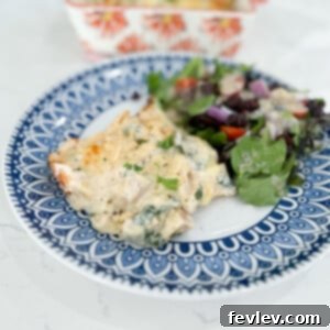 Baked Chicken and Spinach Alfredo Lasagna