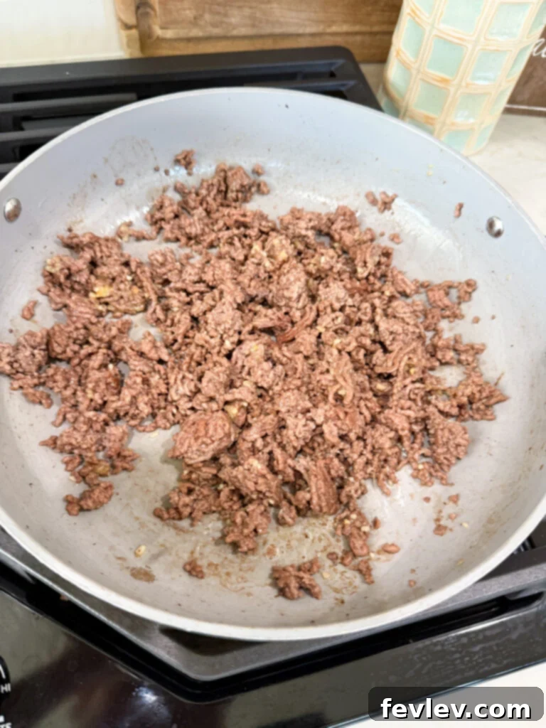 Deconstructed Beef Egg Roll Bowl 4 make beef for Egg roll in a bowl