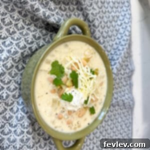 Velvety Slow Cooker White Chicken Chili 4 Creamy White Chicken Chili in a slow cooker