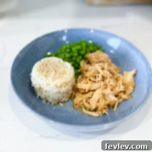 Delicious Slow Cooker Honey Chicken served over rice