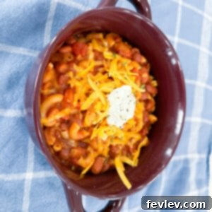 Hearty Chili Macaroni Soup