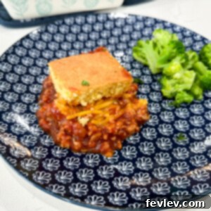 Delicious Barbecue Chicken Cornbread Casserole with golden-brown topping