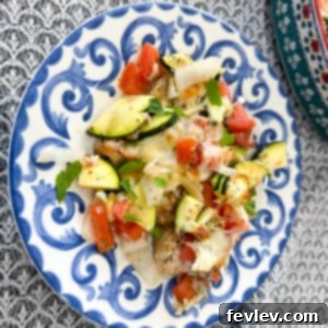Delicious Mediterranean Chicken Bake with fresh vegetables and herbs