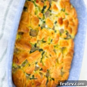 Delicious Sausage Biscuit Casserole, a perfect breakfast bake for any occasion.