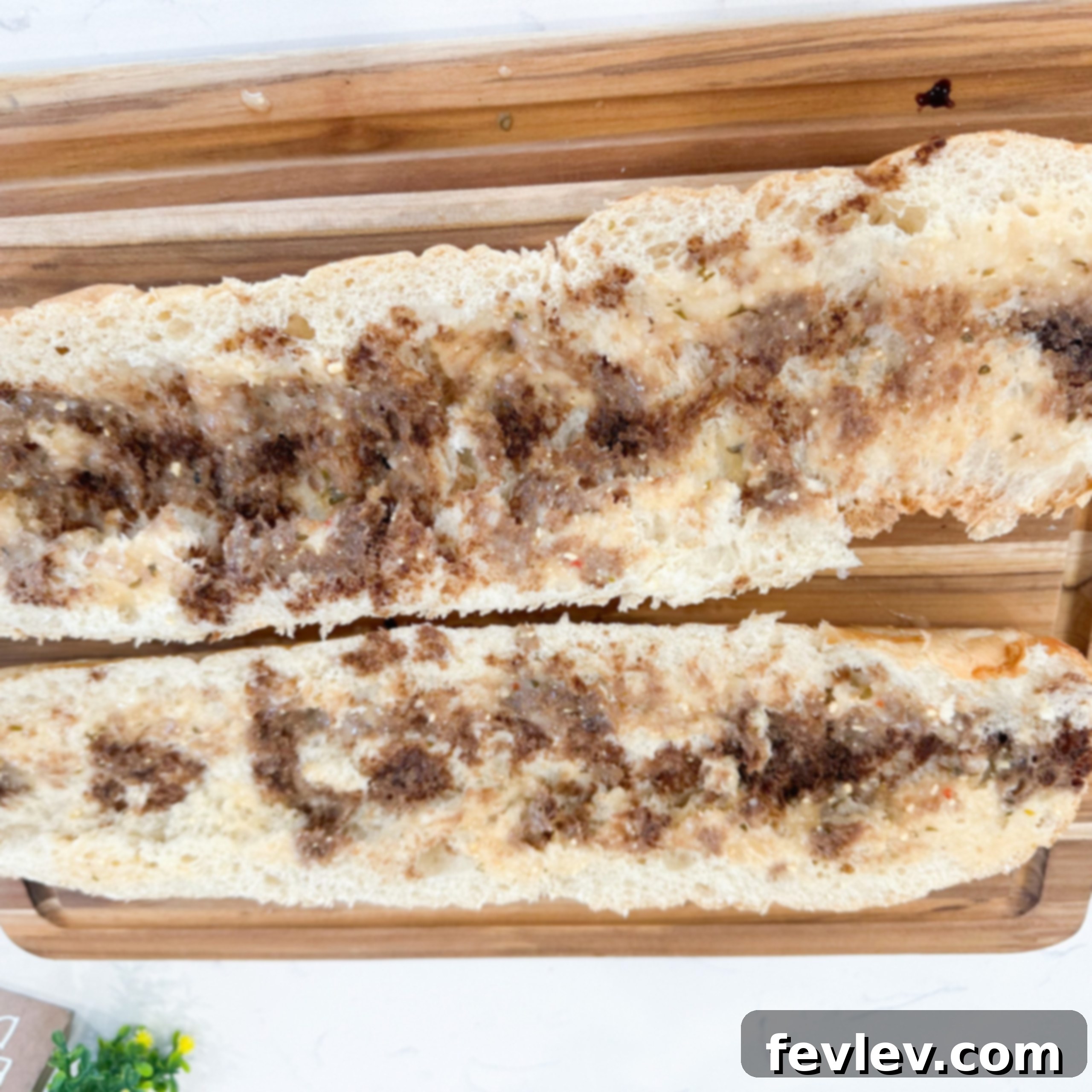 Italian Cobb Sub 4 Italian bread hollowed out for sub filling