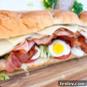 Italian Cobb salad sub