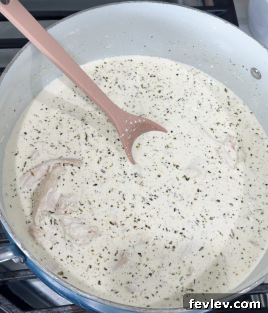 Ultimate Rotisserie Chicken Bacon Alfredo 5 rotisserie chicken bacon alfredo reserving bacon grease