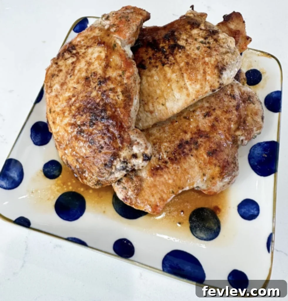 Seared ranch pork chops