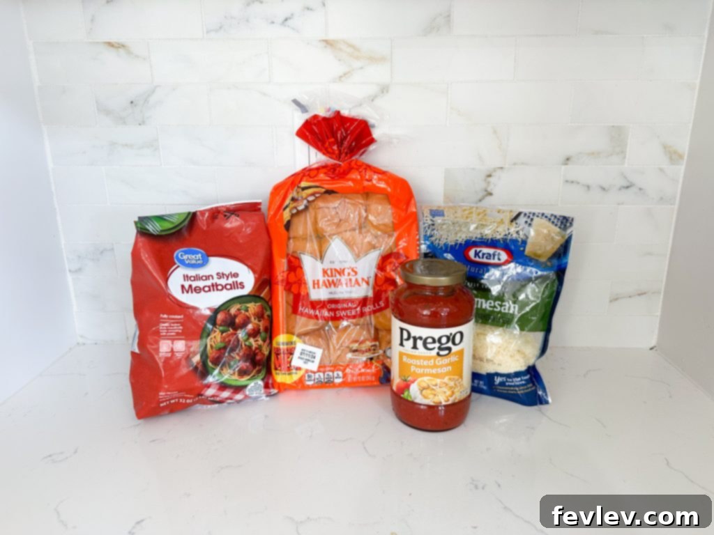 meatball sliders ingredients