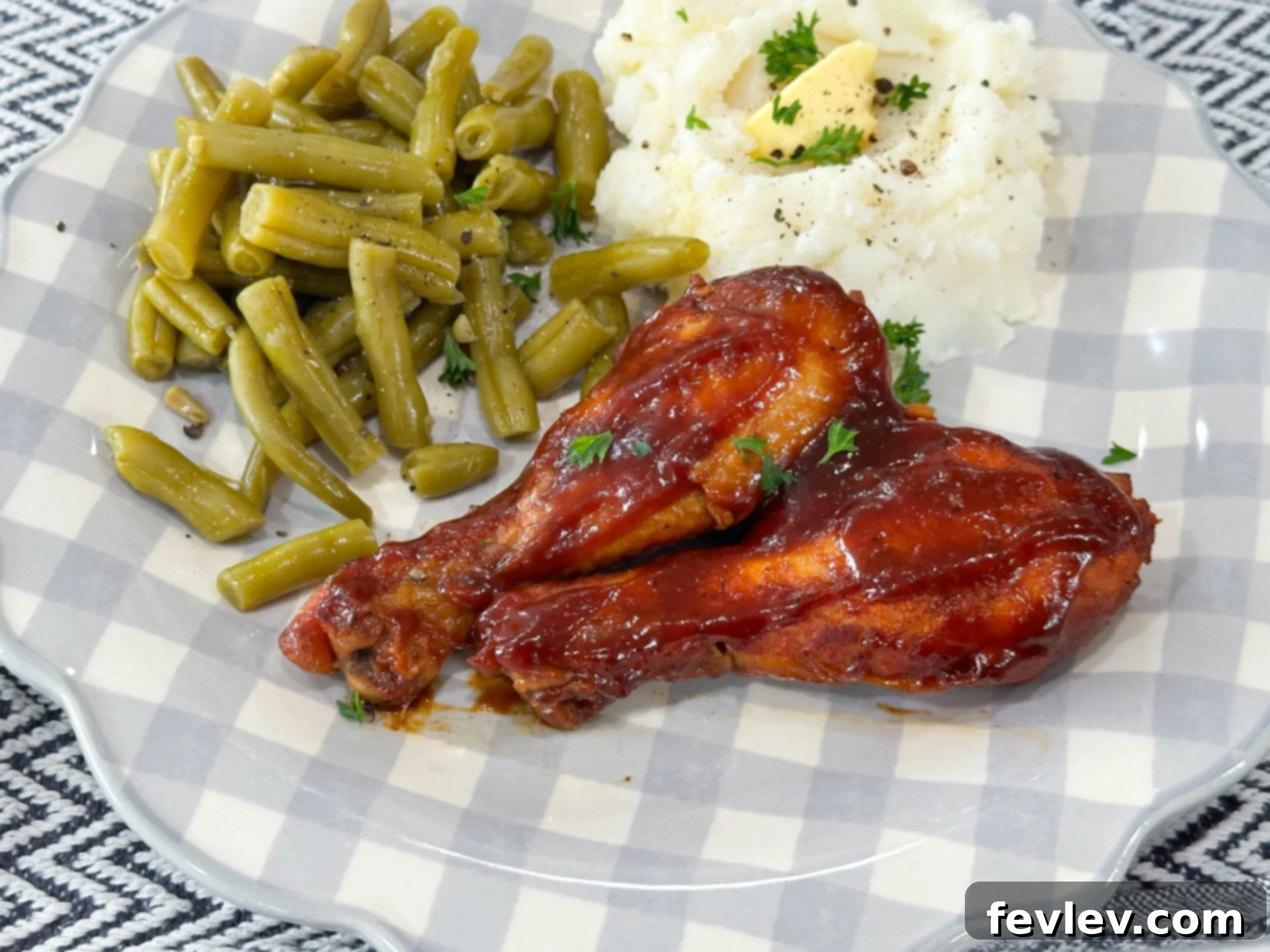 Sticky Slow Cooker Barbecue Chicken Drumsticks