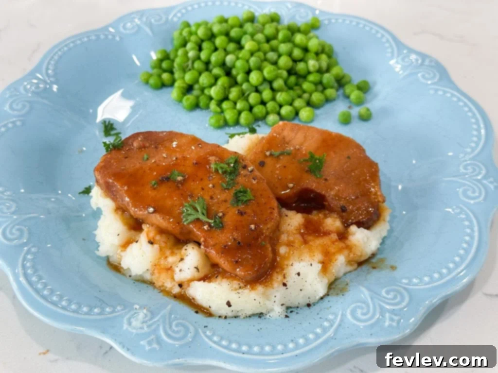 Slow Cooker Barbecue Pork Chops