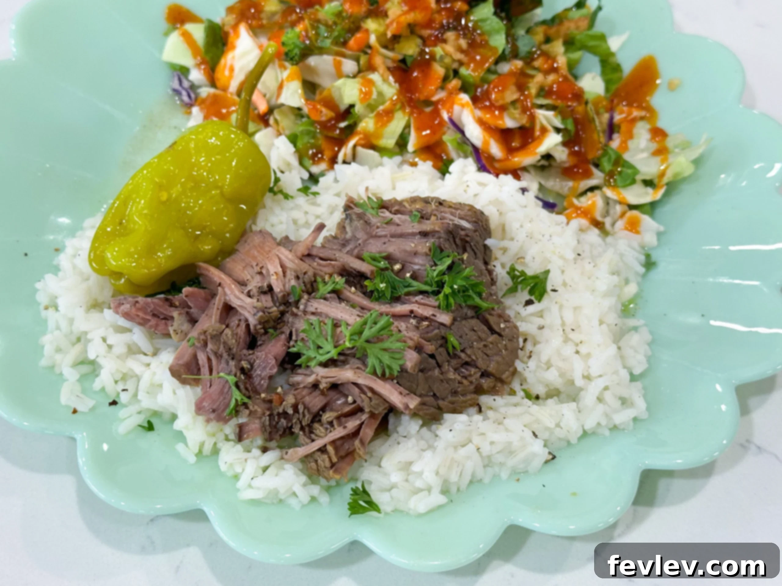 Tender Slow Cooker Pepperoncini Roast