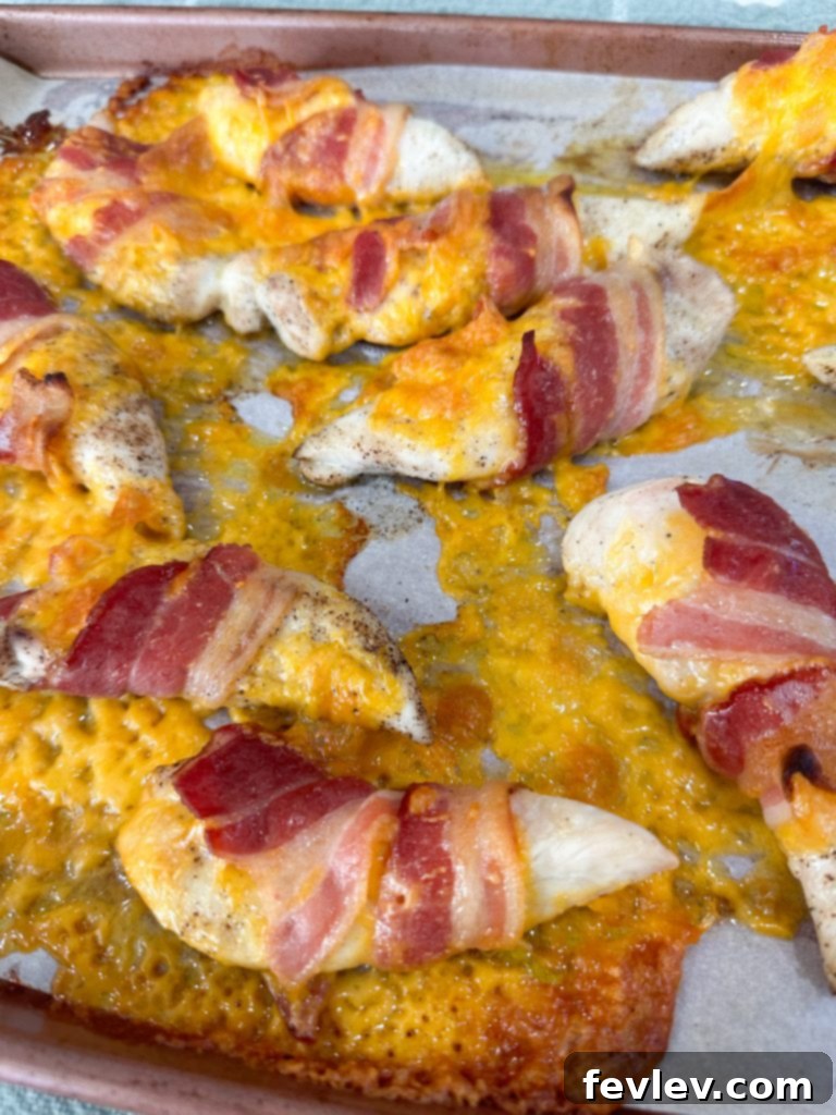 cooked bacon wrapped chicken