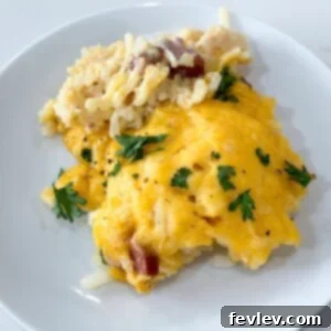Dump and Go Sausage Hashbrown Casserole